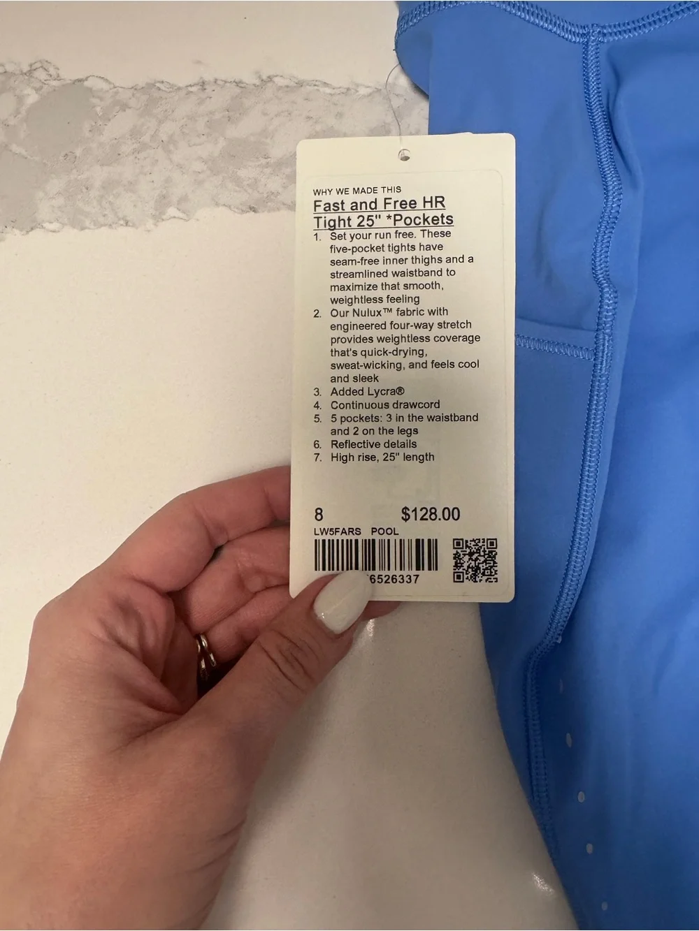 lululemon athletica Pool Blue High-Rise Tight